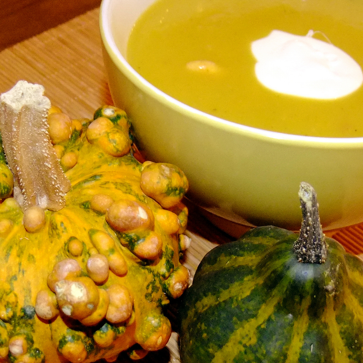 Kürbis-Kartoffel-Lauch-Suppe mit Krabben | Fee ist mein Name