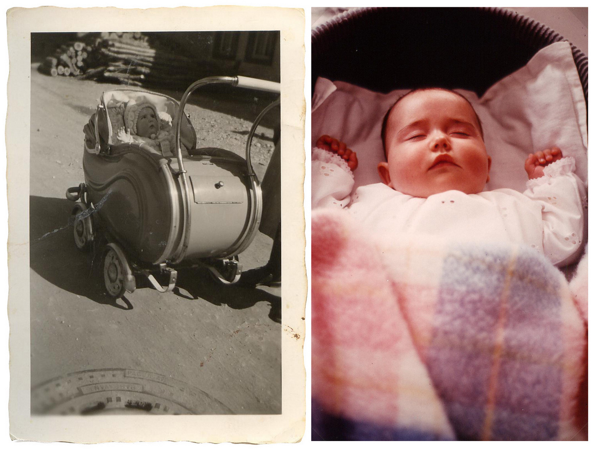 Fee blättert im Familienalbum