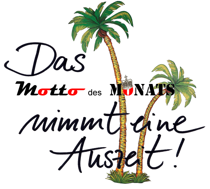 Erholung für das Motto des Monats