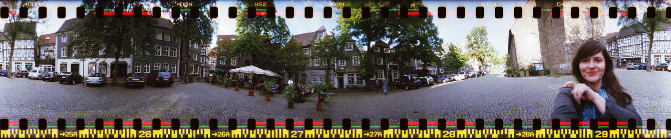 Hattingen Altstadt - Panorama mit der Lomography Spinner 360° by "Fee ist mein Name"