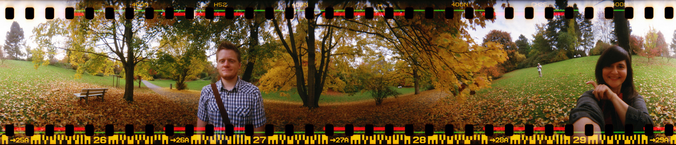 Herbst im Dortmunder Rombergpark - Panorama mit der Lomography Spinner 360° by "Fee ist mein Name"
