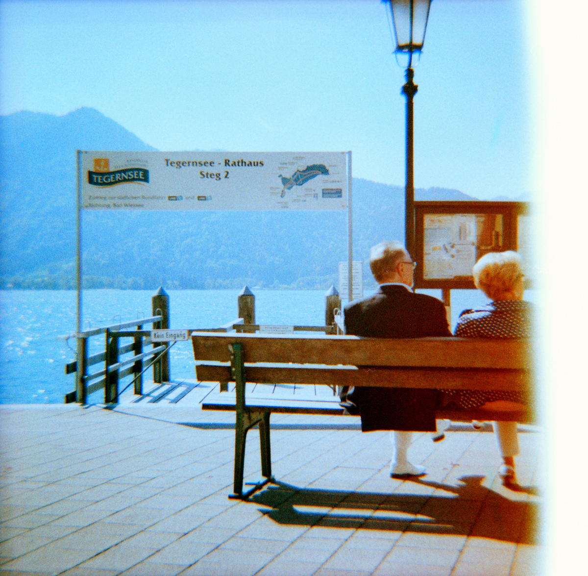 Sommer am Tegernsee - Analoges Foto aufgenommen mit einer Diana F+