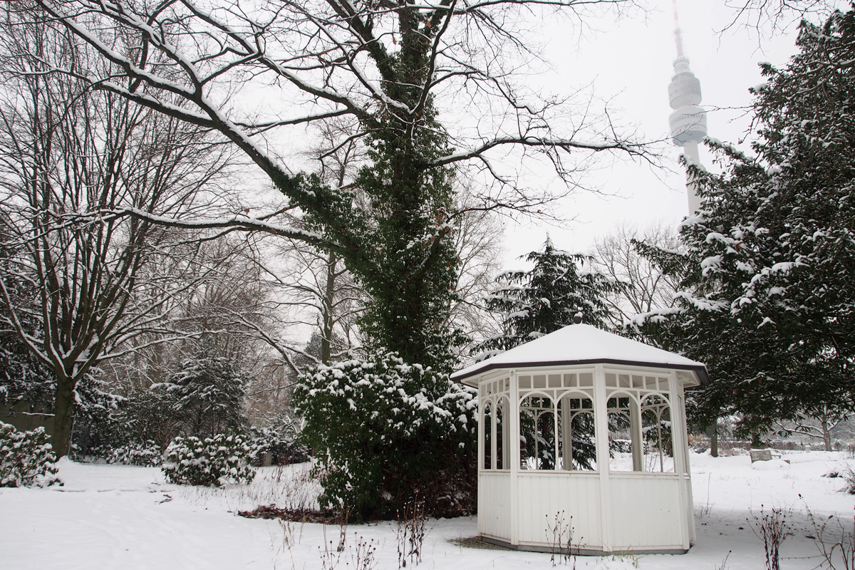 Winterszenerie im Dortmunder Westfalenpark - von "Fee ist mein Name"