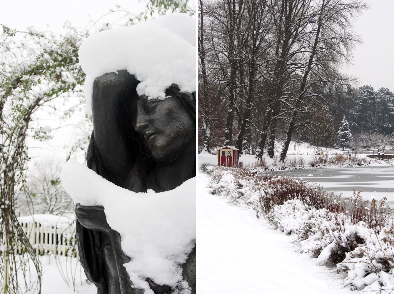 Winterszenerie im Dortmunder Westfalenpark - von "Fee ist mein Name"