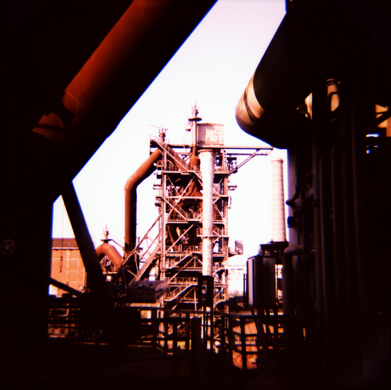 Landschaftspark Duisburg - Diana F+ und Fujichrome Velvia 100F - by "Fee ist mein Name"