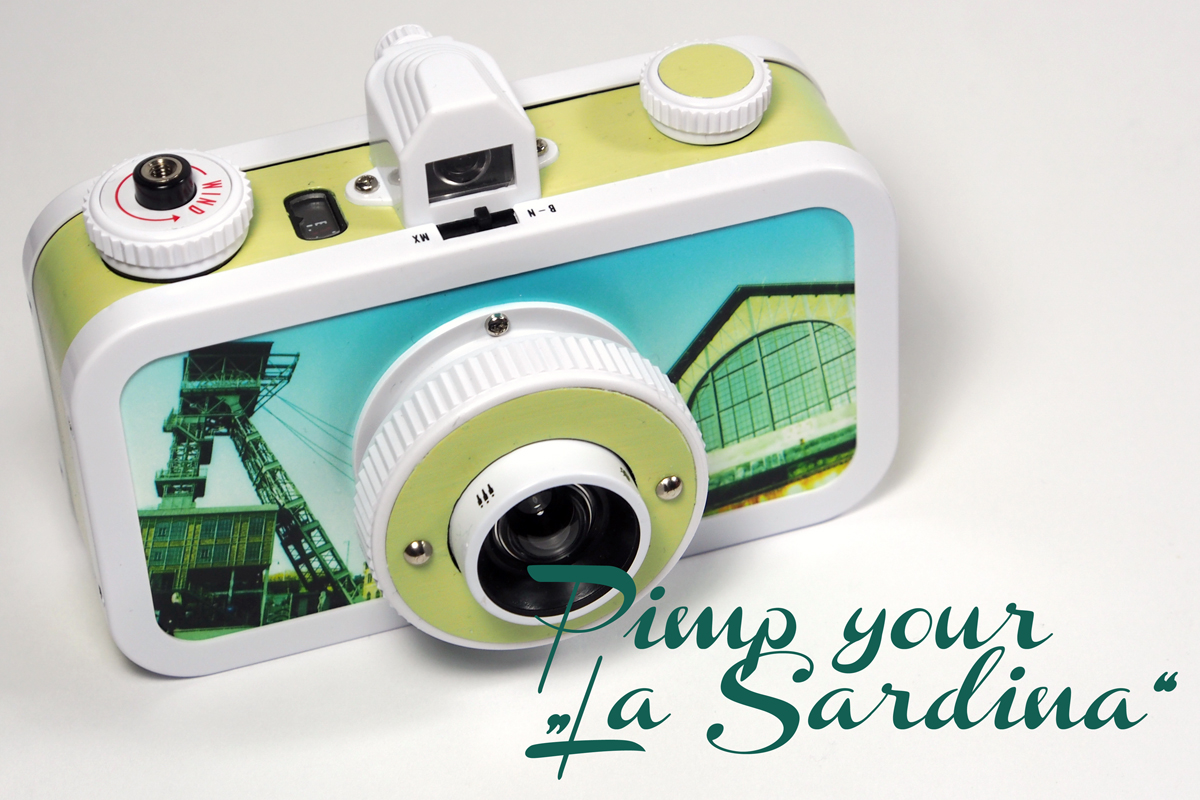 Pimped up Lomography "La Sardina" camera by "Fee ist mein Name"