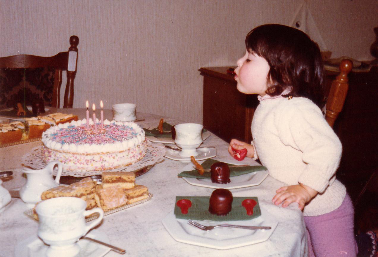 Nostalgiefoto - Mein dritter Geburtstag by "Fee ist mein Name"