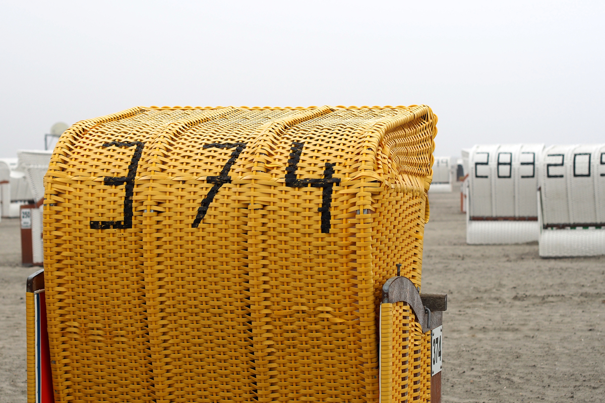 Strandkörbe in Norddeich - "Fee ist mein Name"