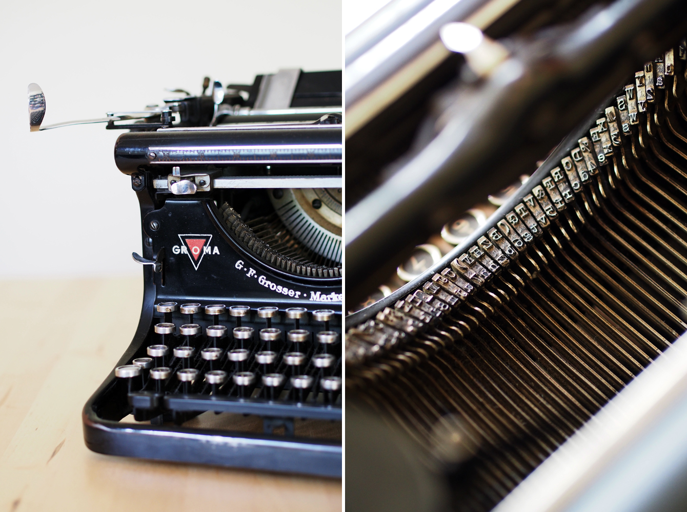 Groma Schreibsmaschine von 1924 - "Fee ist mein Name"