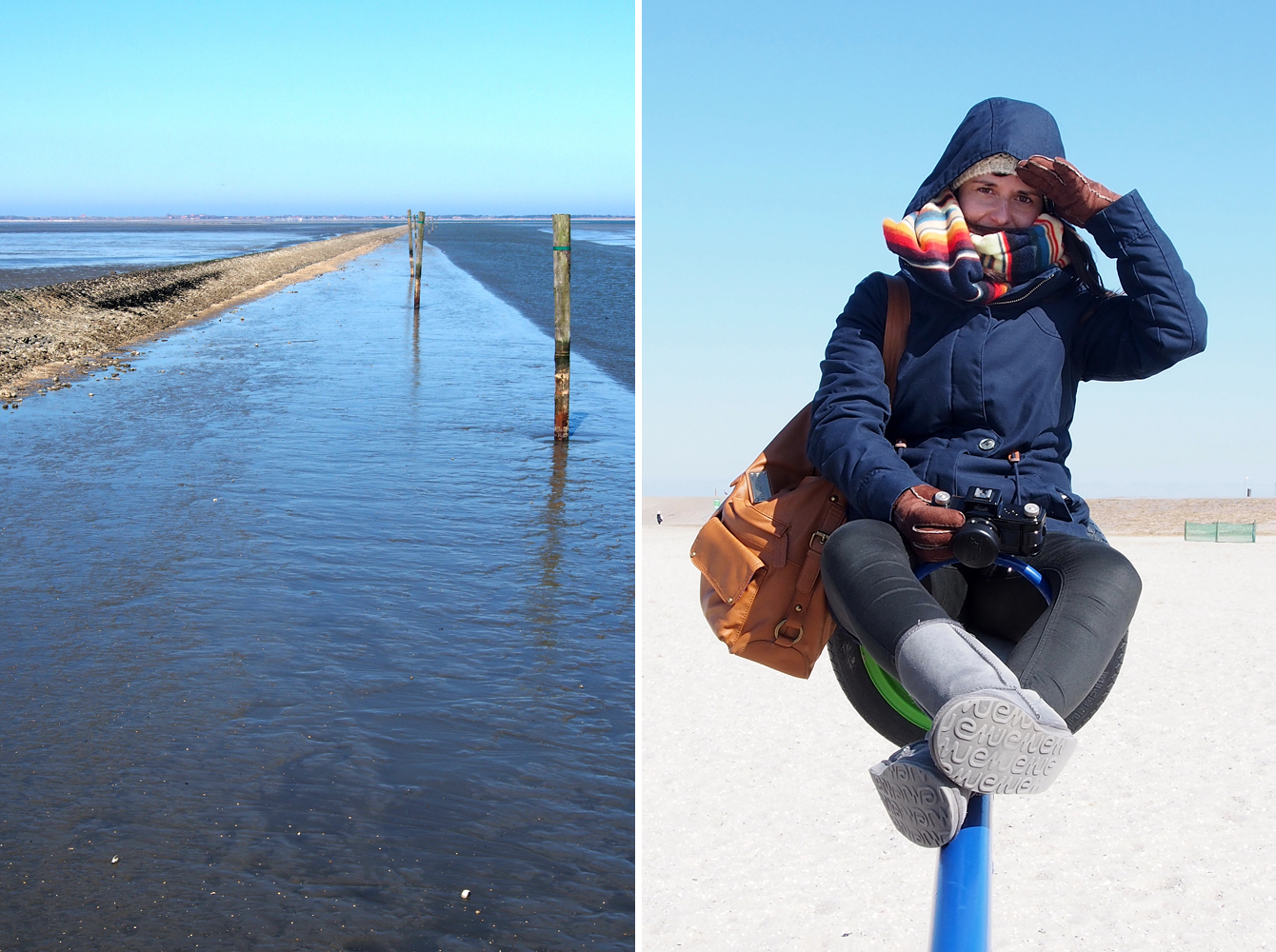 In Neuharlingersiel am Strand - "Fee ist mein Name"