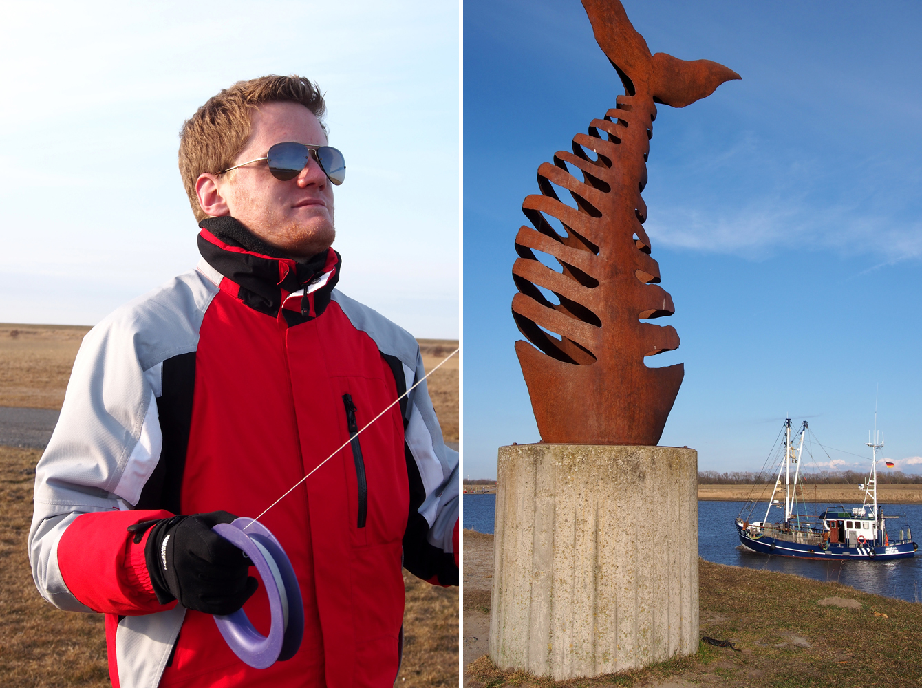 Drachen steigen lassen in Greetsiel - "Fee ist mein Name"