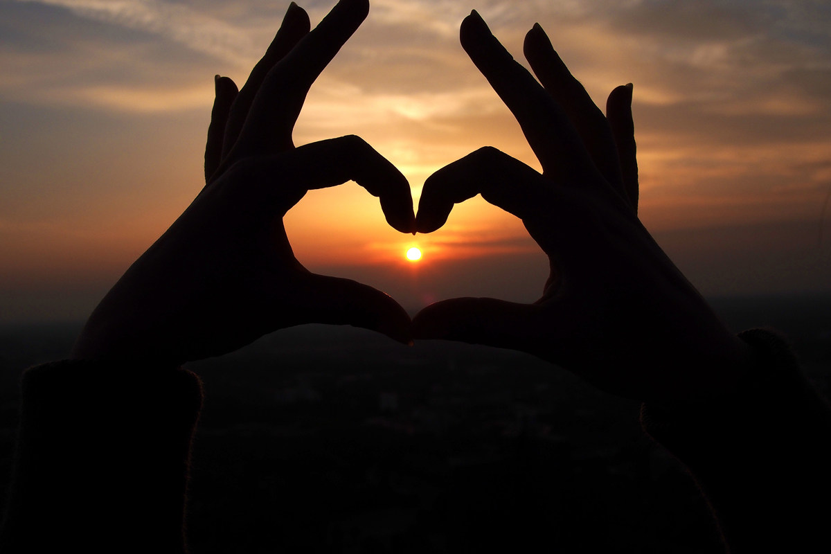 Sonnenuntergang vom Florianturm aus - "Fee ist mein Name"