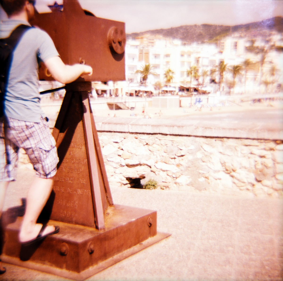 Barcelona mit Diana F+ und Fuji Velvia - "Fee ist mein Name"