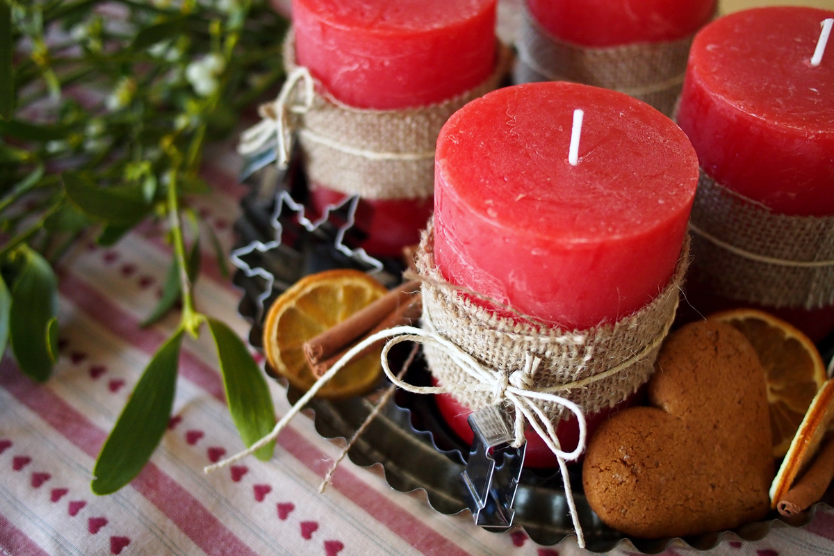 Adventskranz mit "Backthema" - "Fee ist mein Name" // Baking themed advent wreath