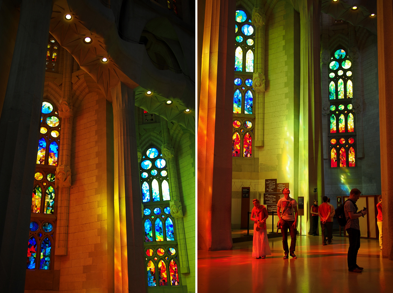 Innenraum Sagrada Familia - "Fee ist mein Name"