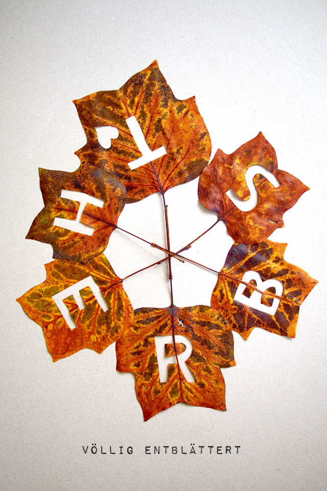 Fünf-Minuten-DIY: „Herbst“-Blätter