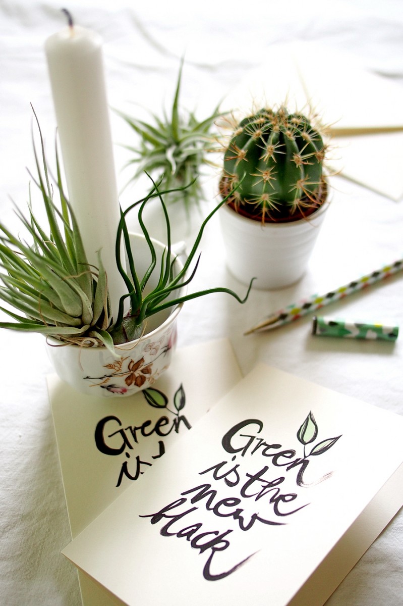 Green is the new black (mit Freebie zum Ausdrucken)