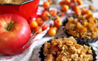 Würziges Apfel-Kürbis-Crumble – Die perfekte Herbst-Liaison mit einem Touch Weihnachten