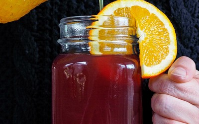 Winterliches Orangensirup für Limonade und Punsch