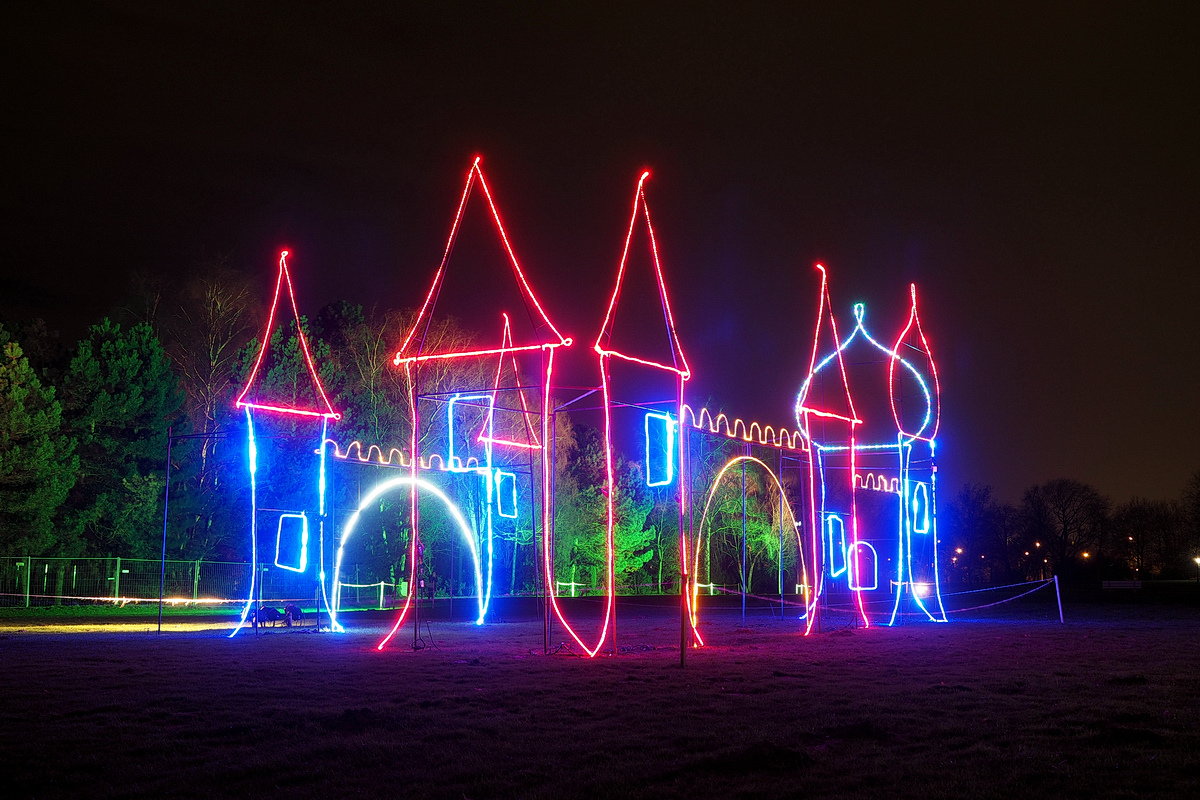 Winterleuchten 2015/2016 im Dortmunder Westfalenpark inklusive Geistersichtungen - "Fee ist mein Name"