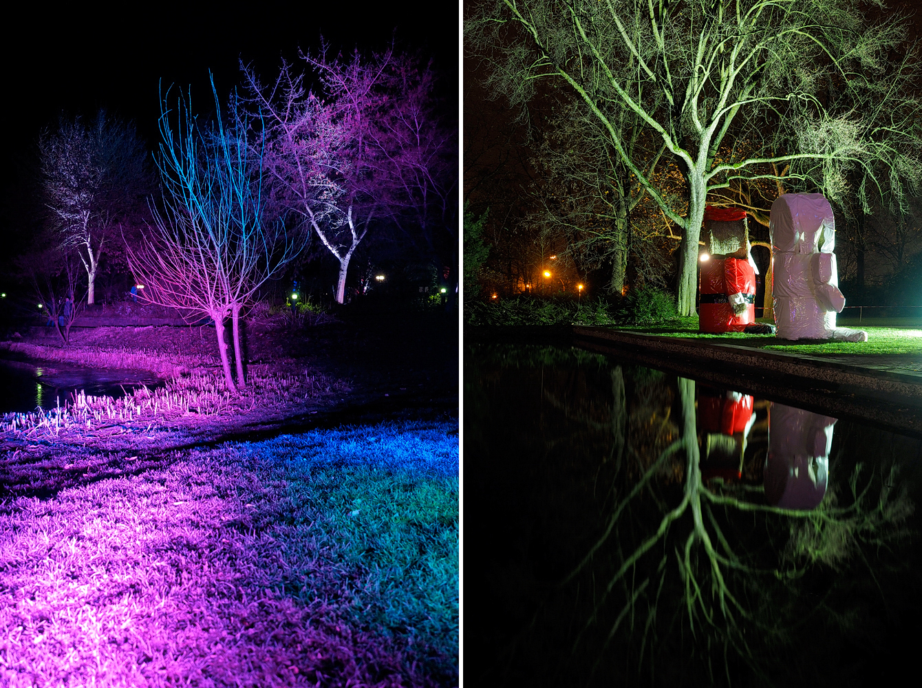 Winterleuchten 2015/2016 im Dortmunder Westfalenpark inklusive Geistersichtungen - "Fee ist mein Name"