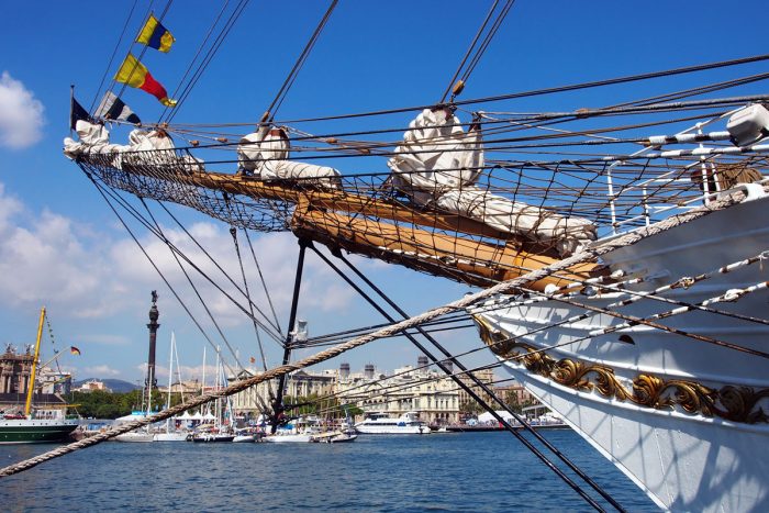 Tall Ships Race in Barcelona - "Fee ist mein Name"