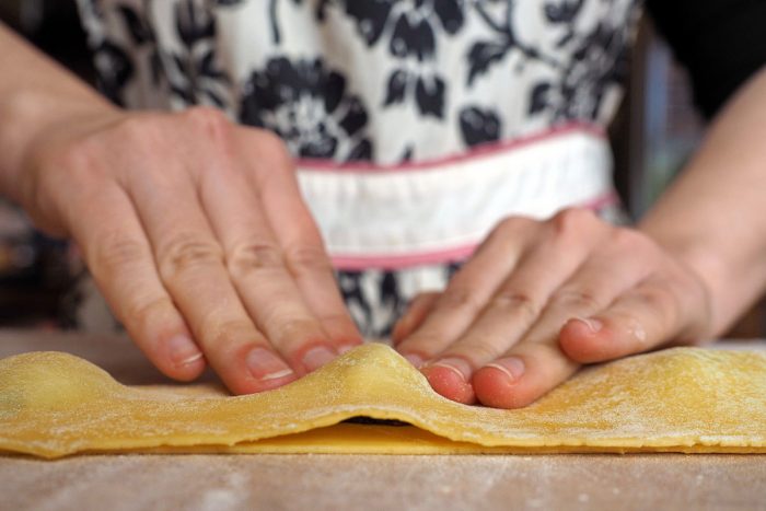 Rezept für Trinser Birnenravioli / Mein erstes Mal: Nudeln selbst gemacht- "Fee ist mein Name"