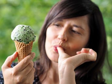 Rezept für Schoko-Minz-Eis mit Sirup aus echter Scokominze - "Fee ist mein Name"