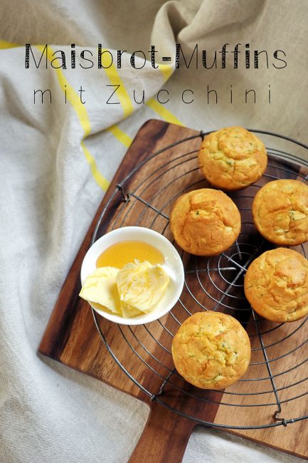 Maisbrot-Muffins mit Zucchini | Fee ist mein Name