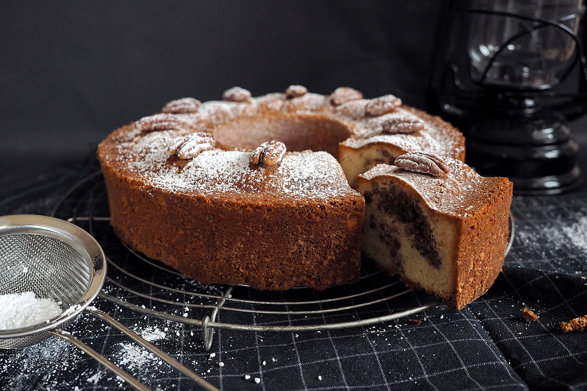 Rezept für Pekanusskuchen (Pecan Coffee Cake) – "Fee ist mein Name"