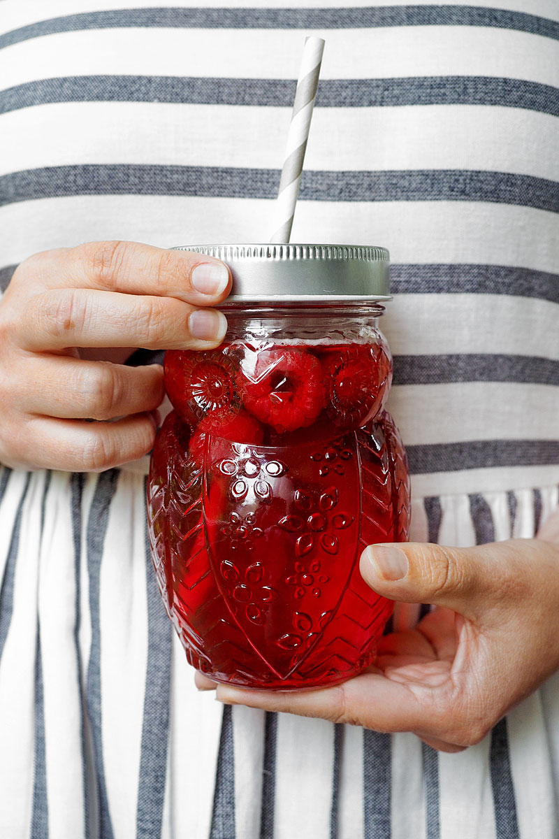 Rezept für Himbeer-Hibiskus-Sirup mit Vanillenote | Fee ist mein Name